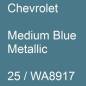 Preview: Chevrolet, Medium Blue Metallic, 25 / WA8917.